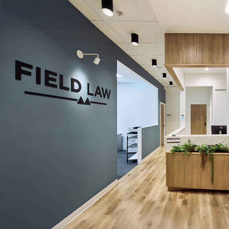 Welcome_Recpetion area of Field Law office Welcome_Recpetion area of Field Law office
